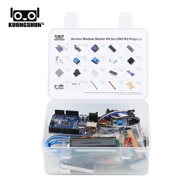 KUONGSHUN Sensor Module Starter Kit With Tutorial For Arduino Uno